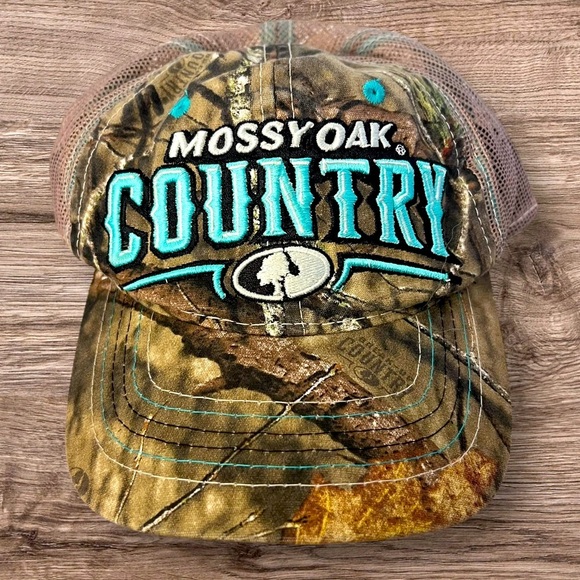 Mossy Oak Country Camouflage Hat - Picture 1 of 5